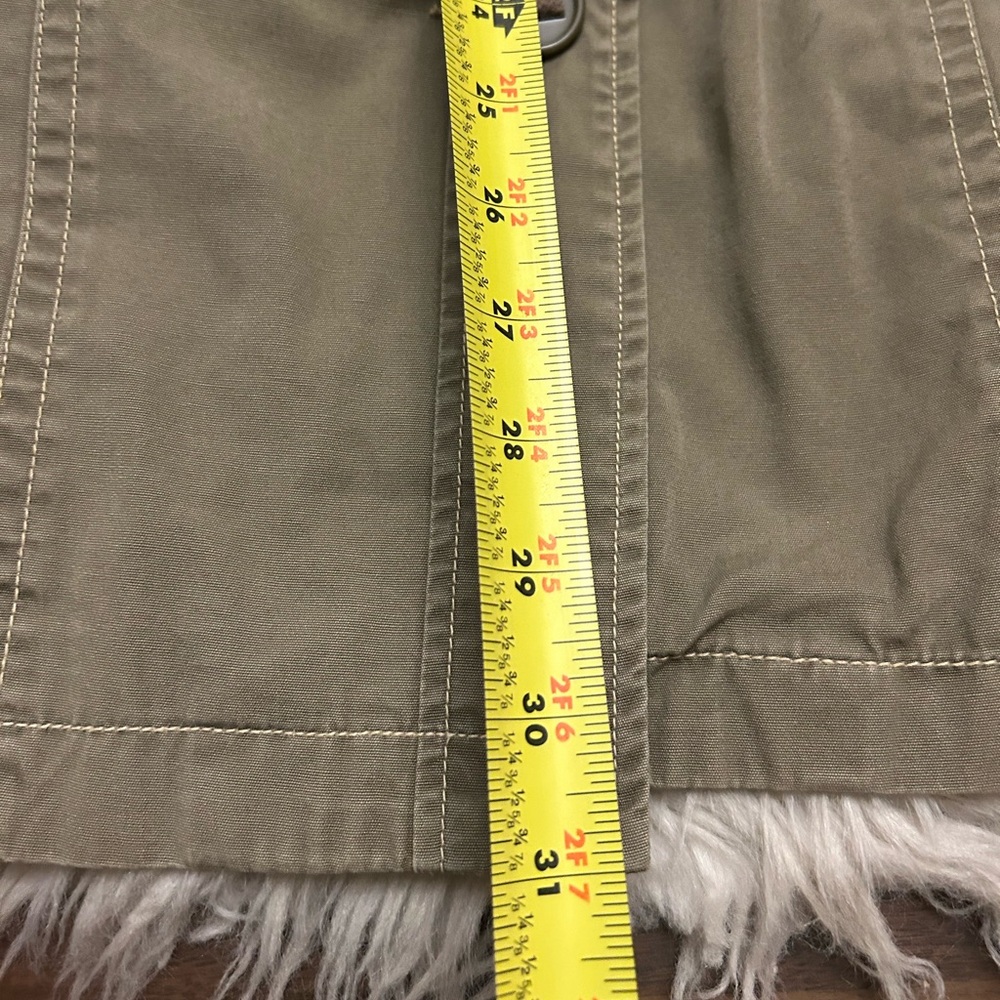 ANTHROPOLOGIE TULLE Olive Green Utility Hooded Jacket - Picture 12 of 14